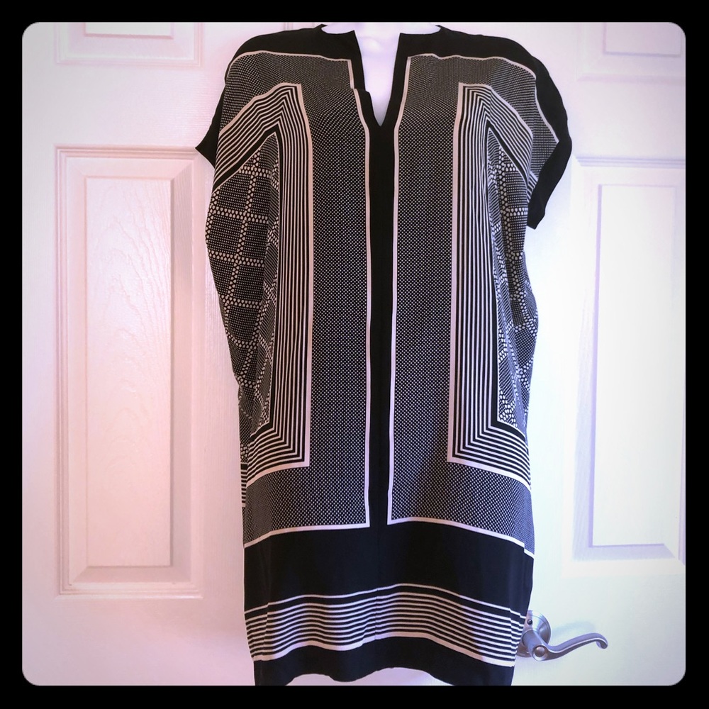 Vince Silk Popover Dress